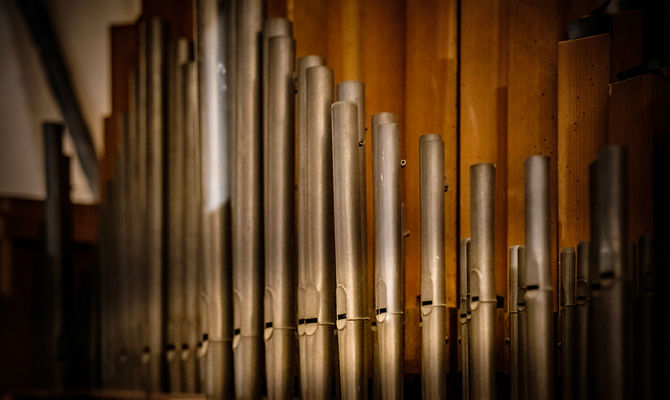 Pfeifen in der Bruder-Orgel in Witzin, Foto: Heiko Preller