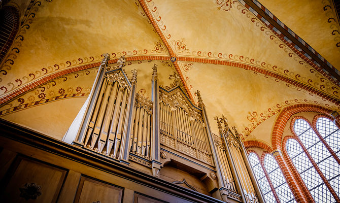 Winzer-Orgel von 1843 in Zarrentin. Foto: Heiko Preller