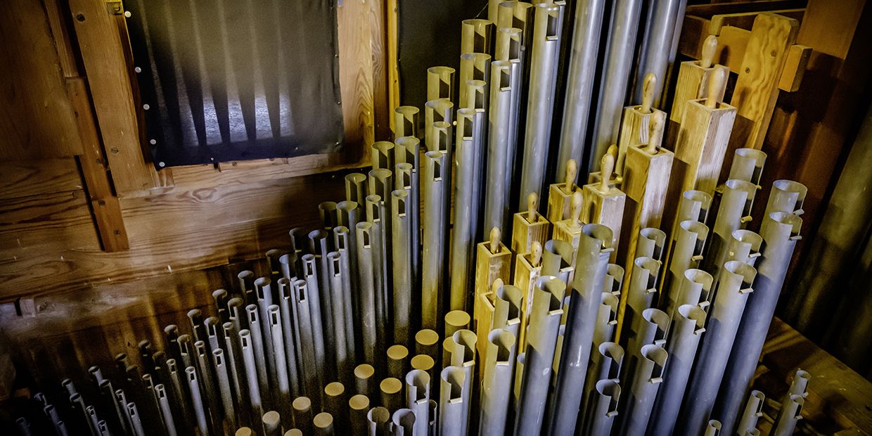 Innenleben der Furtwängler&Hammer-Orgel in Lassahn