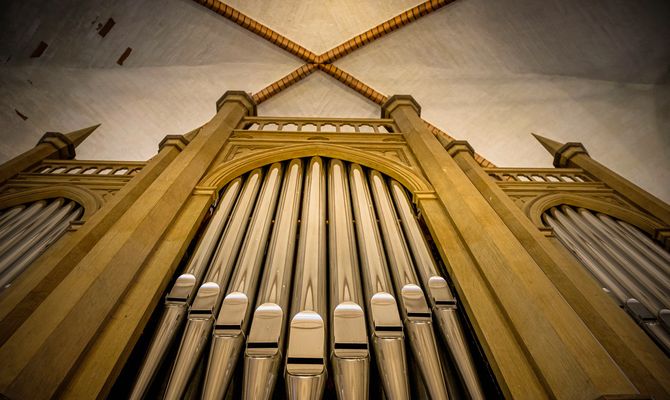 Orgel von Carl August Buchholz, 1828 in der Dorfkirche Pütte, Foto: Heiko Preller