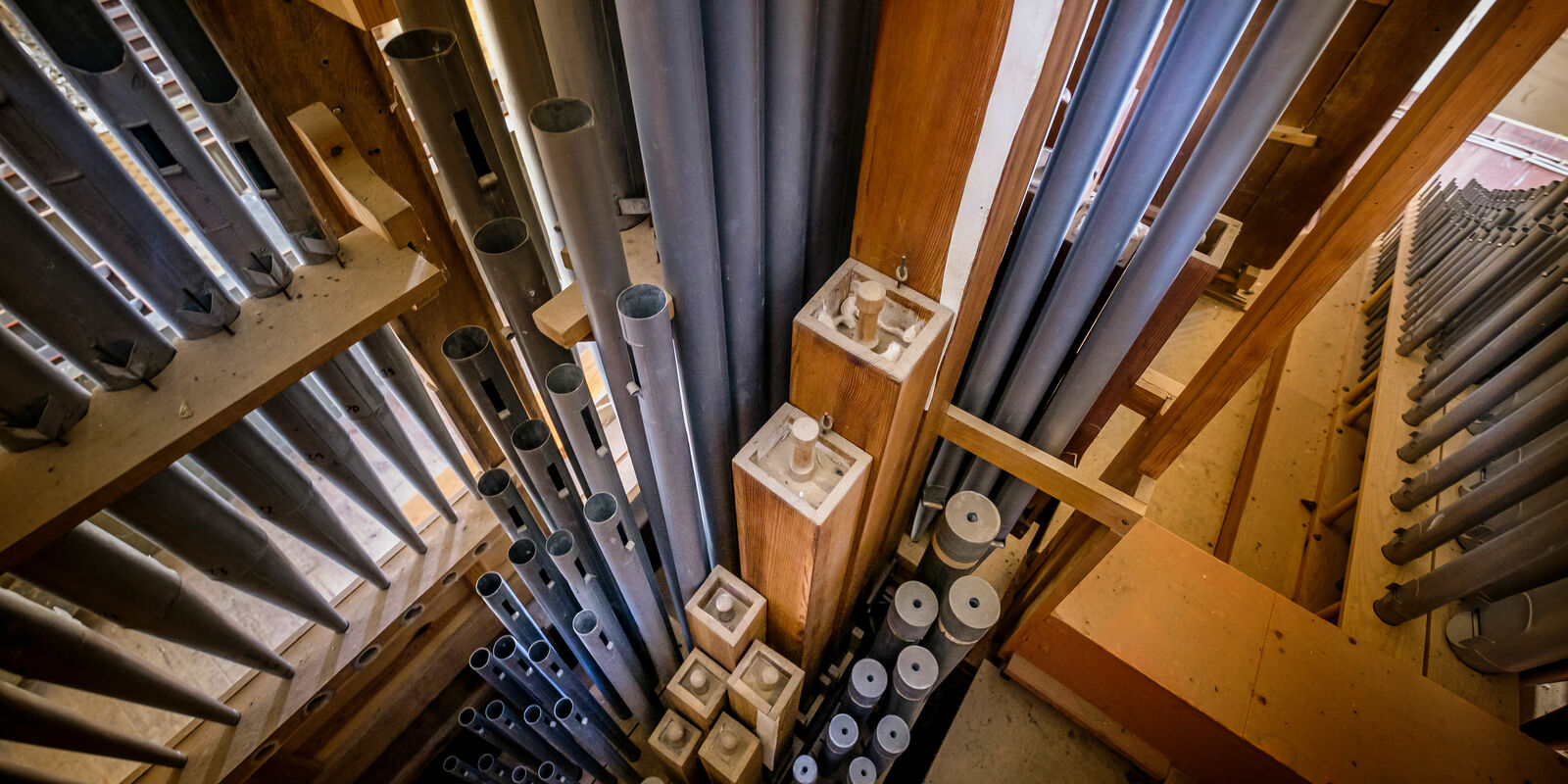 Innenleben der Furtwängler&Hammer-Orgel in Lassahn