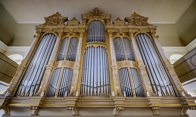 Grüneberg-Orgel Stadtkirche Neustrelitz, Foto: Heiko Preller