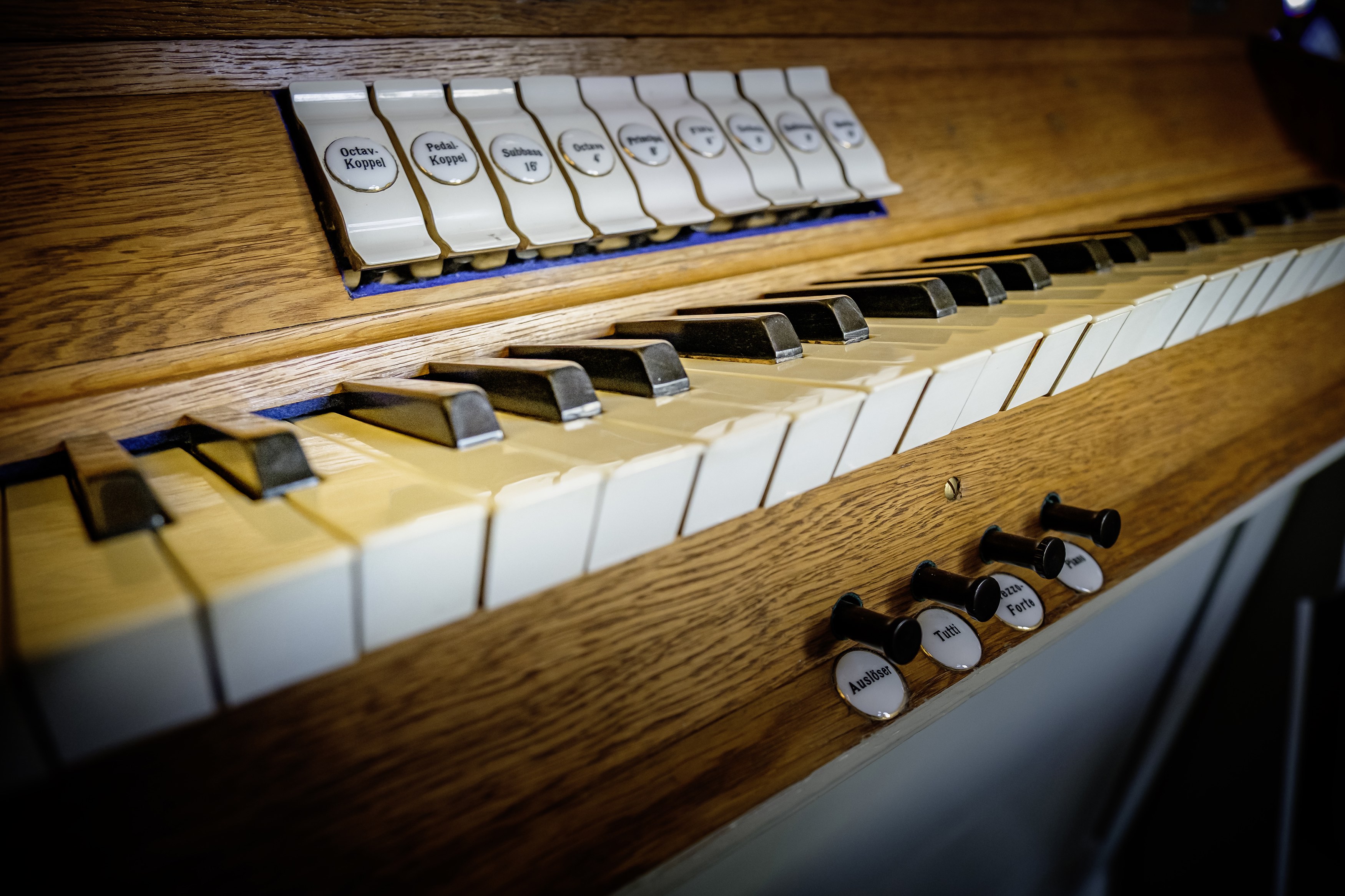 Orgel von Marcus Runge, 1912 in der Kirche Dorf Mecklenburg. Foto: Heiko Preller